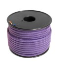 Câble textile - 1m - 2x0.75mm² - Violet