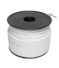 Câble textile - 1m - 2x0.75mm² - Blanc