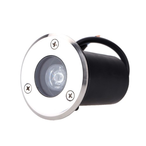 Spot Encastrable de sol LED - Bridgelux bleu - 12V - 1x1W