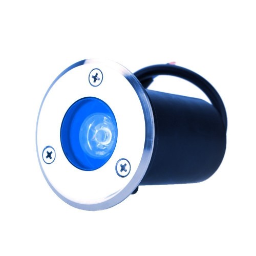 Spot de sol LED Bridgelux bleu - 12V - 1x1W