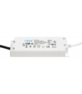 Driver / Alimentation LED non dimmable - CC 25W - 600mA - Voltage en sortie 25-42V - LIFUD