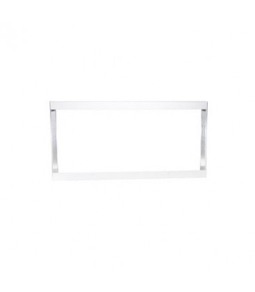 Cadre Aluminium pour Dalle LED 60x30cm - Finition Blanc