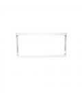 Cadre Aluminium pour Dalle LED 60x30cm - Finition Blanc