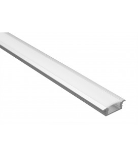 Profilé LED - Serie T07 - 1.5 Mètres - Diffuseur Opaque