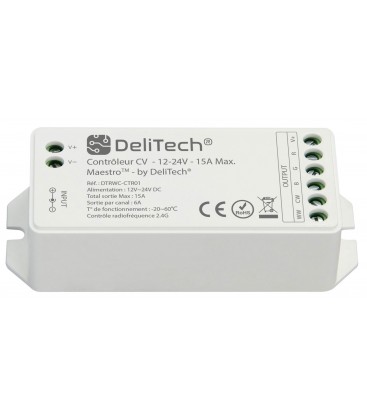 Contrôleur CV - 12-24V - 5x6A - 15A Max - Maestro™ - by DeliTech®