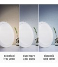 Hublot LED Rond IP65 - 25W - 320mm - NOVA by DeliTech® - Triple couleur de blanc
