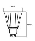 Ampoule LED-GU10-PAR16-5W-COB Bridgelux