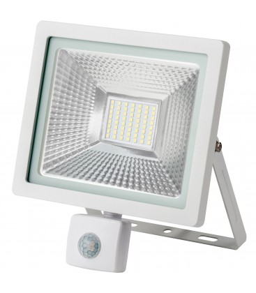 Projecteur LED WAVE avec détecteur - 30W - IP65 - Ecolife Lighting