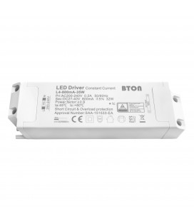 Driver / Alimentation LED CC - 800mA - 27-40VDC - 32W - ON/OFF (BTON/59CL35W/L4-800mA-35W)