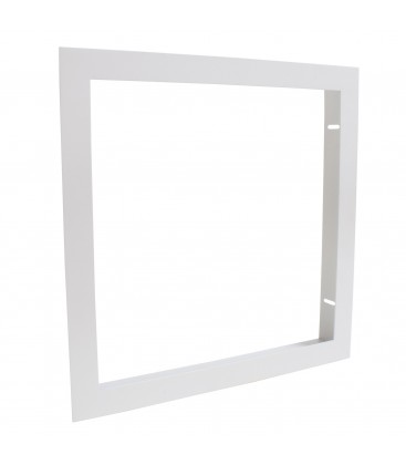 Cadre d'encastrement pour dalle LED 30x30cm, faux plafond & plaque de plâtre Ba13