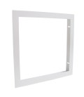 Cadre d'encastrement pour dalle LED 30x30cm, faux plafond & plaque de plâtre Ba13