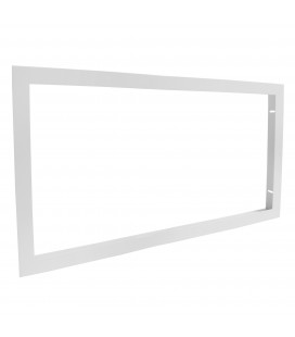 Cadre d'encastrement - Dalle LED 60x30 - Faux plafond placo BA13 - Aluminium Blanc