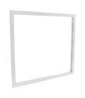 Cadre d'encastrement - Dalle LED 60x60 - Faux plafond placo BA13 - Aluminium Blanc