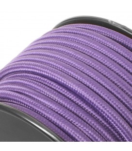 Câble textile - 1m - 2x0.75mm² - Violet