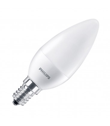 Ampoule LED E14 Philips - CorePro LEDcandle 5,5-40W E14 4000K Dépolie - Blanc Neutre