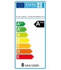 Pack de 10 Ampoules LED E27 - 8W - Ecolife Lighting® - Blanc Chaud