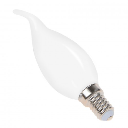 Ampoule LED à Filament 4W flamme torsadée - E14 - Blanc chaud