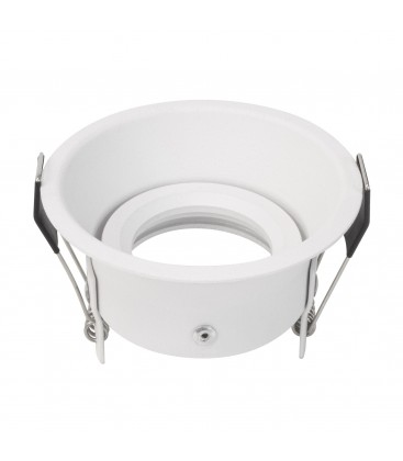 Support d'encastrement UGR & IP20 - GU10 / MR16 Orientable - Rond - Blanc