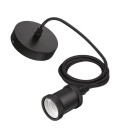 Câble électrique tressé Noir - CORD/modern/E27/black 1CT EU RF - PHILIPS