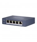 Switch 5 ports dont 4 ports PoE - Powered by Hikvision (DS-3E0505HP-E)