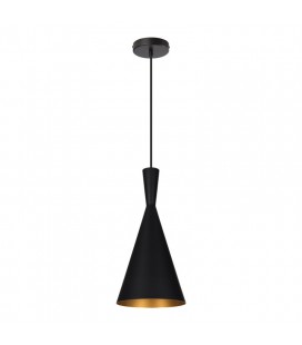 Lampe suspendue Héra - Noir - Culot E27 - DeliTech®