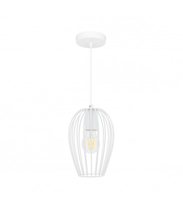 Lampe suspendue Ether - Blanc - Culot E27 - DeliTech®