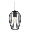 Trio de lampes suspendues Ether - Noir - Culot E27 - DeliTech®