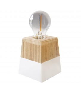 Lampe à poser en bois Atlas - DeliTech®