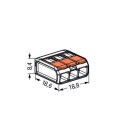 WAGO Bloc de jonction série 221 - 3 pôles - 4 mm² max. - avec leviers