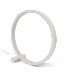 Lampe de table LED - Tactile + Design Circulaire - Blanc - DeliTech®