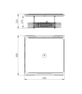 Plafonnier de désinfection aérienne par UV-C Philips - SM345C 4xTUV PLS 9W HFM SMB