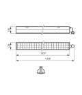 Linéaire de désinfection UV-C avec capteur Philips - TMS031 1xTUV T8 36W HFP Sensor