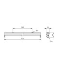 Réglette de désinfection par UV-C Philips - TMS030 1xT8 36W/TUV HFP