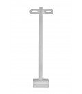 Bras de fixation projecteurs - 50 cm - Aluminium blanc