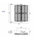 Projecteur LED Modulaire 900W - IP65 - TITAN Gen 2 - DELITECH®