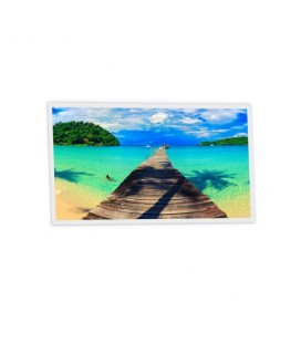 Pack de 1 dalle LED imprimée - Plage tropicale - 1200x600mm - Fabriqué en France (alimentation non fournie)