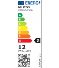 Pilier LED Extérieur Carré Transparent - 12 W - IP 65 - 300 mm - DeliTech®
