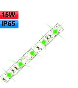 5 mètres de Ruban LED - 12V - 15W/m - IP65 - Vert