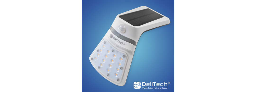 Applique solaire et murale LED DeliTech