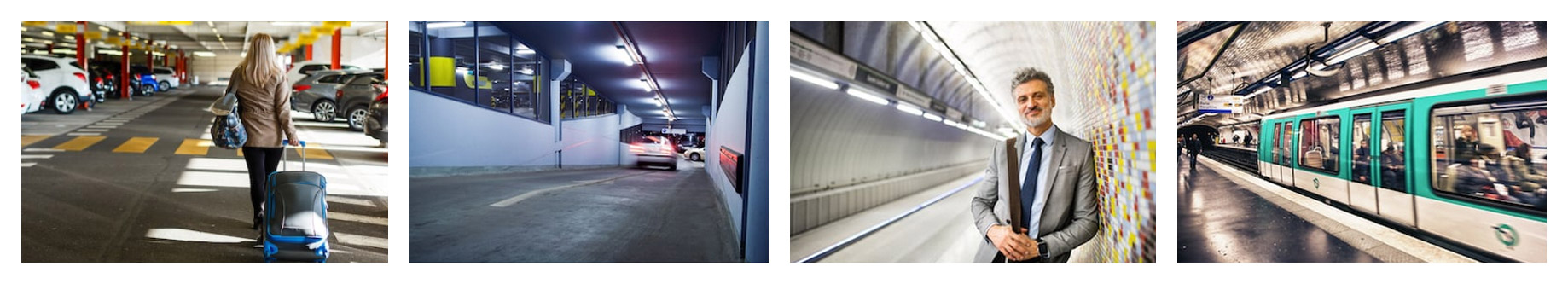 Réglettes intégrées LED utilisées dans les parkings ou les métros