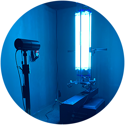 Un dispositif de désinfection UV-C passe le test du Goniophotomètre de DELILED