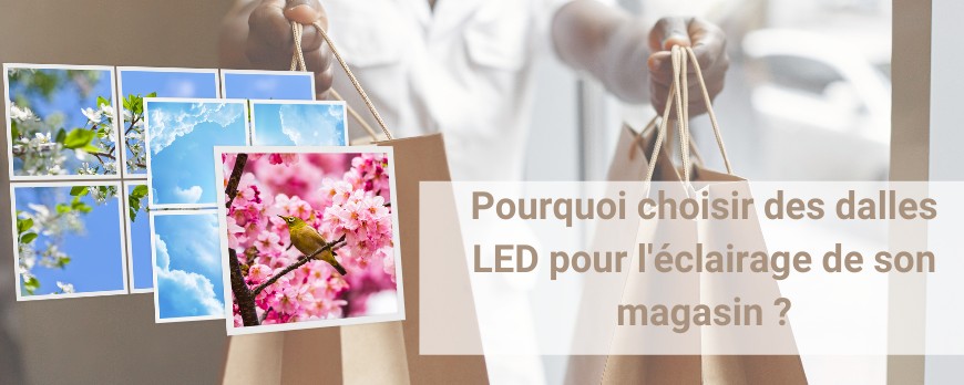Pourquoi choisir des dalles LED pour l'éclairage de son magasin ?